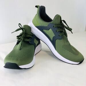 NWT Men's Z by Zella Olive and Black Athletic Shoe 10M